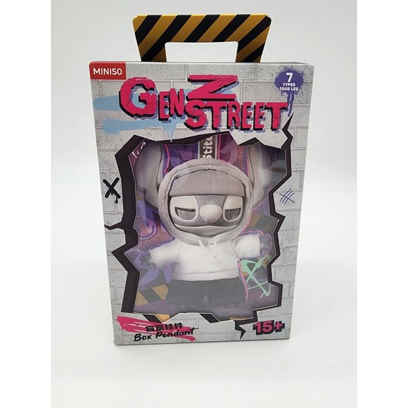 Miniso Gen Z Street Stitch Series Figure Pendant AUTHENTIC BLIND BOX SEALED - Picture 1 of 5